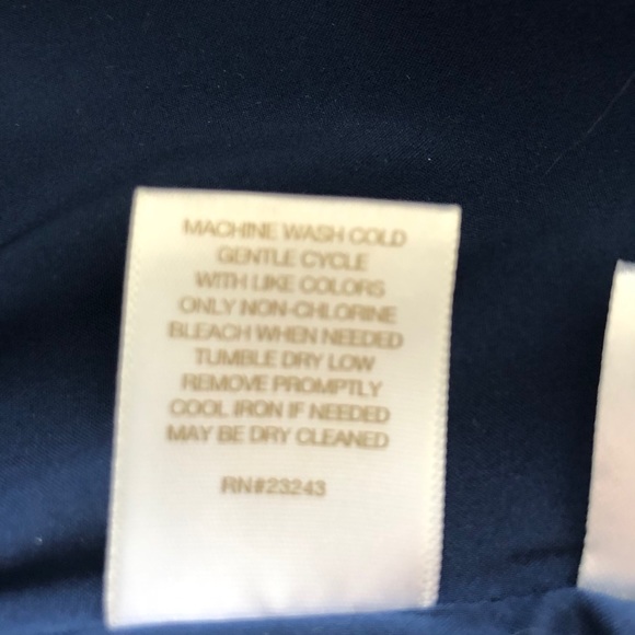 Navy 3/4 Length Dress Eva Mendes NYandCo - Picture 4 of 9